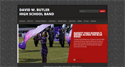 Desktop Screenshot of butlerband.com